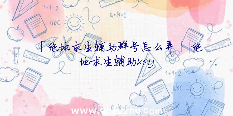 「绝地求生辅助群号怎么弄」|绝地求生辅助key